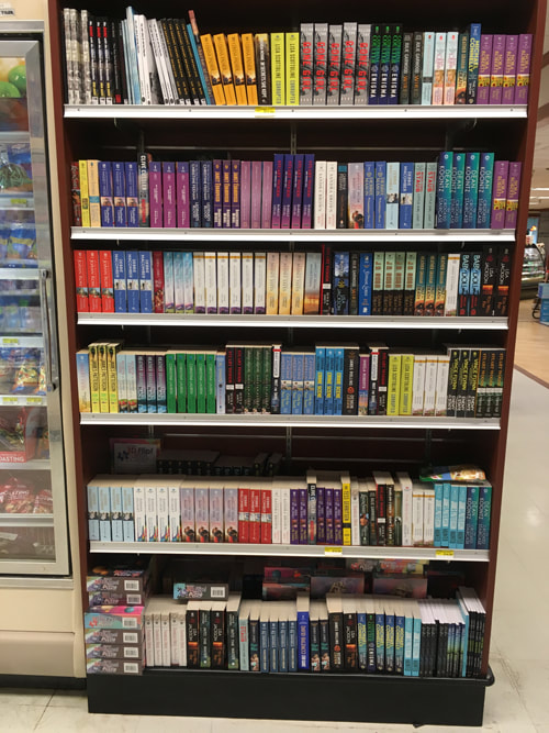 Bookshelf in Jerry's, Sanibel FL